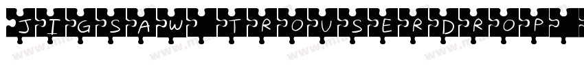 JIGSAW TROUSERDROP字体转换